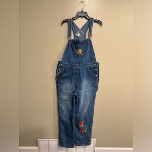 Tweety Bird Denim Overall Size Large